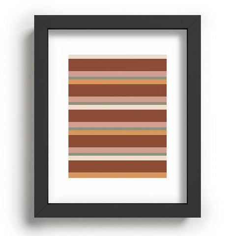 Colour Poems Retro Stripes XXIX Recessed Framing Rectangle
