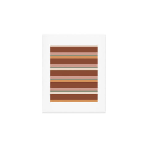 Colour Poems Retro Stripes XXIX Art Print