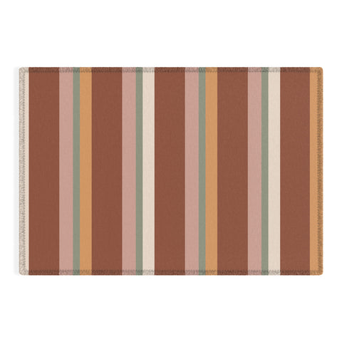 Colour Poems Retro Stripes XXIX Outdoor Rug