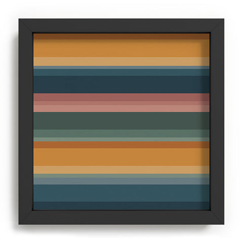 Colour Poems Retro Stripes XXVI Recessed Framing Square