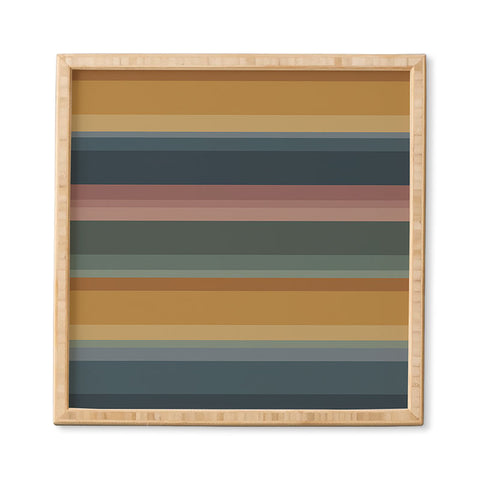 Colour Poems Retro Stripes XXVI Framed Wall Art