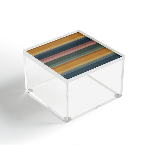 Colour Poems Retro Stripes XXVI Acrylic Box