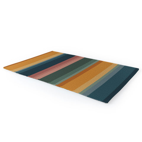 Colour Poems Retro Stripes XXVI Area Rug