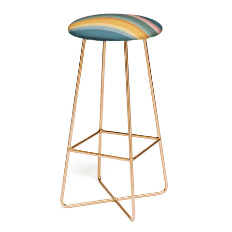 Colour Poems Retro Stripes XXVI Bar Stool