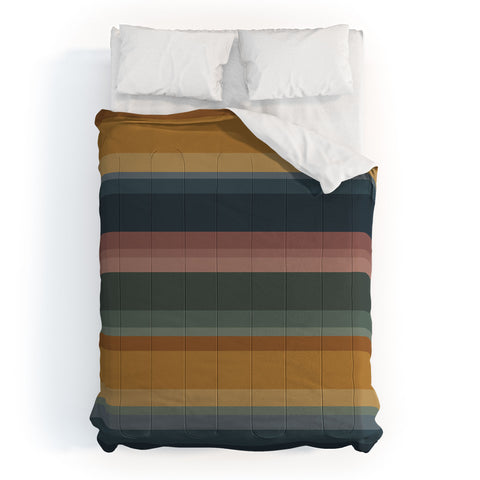 Colour Poems Retro Stripes XXVI Comforter