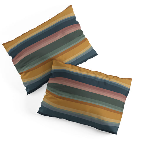 Colour Poems Retro Stripes XXVI Pillow Shams