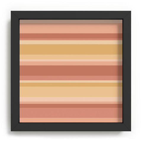 Colour Poems Retro Stripes XXXI Recessed Framing Square