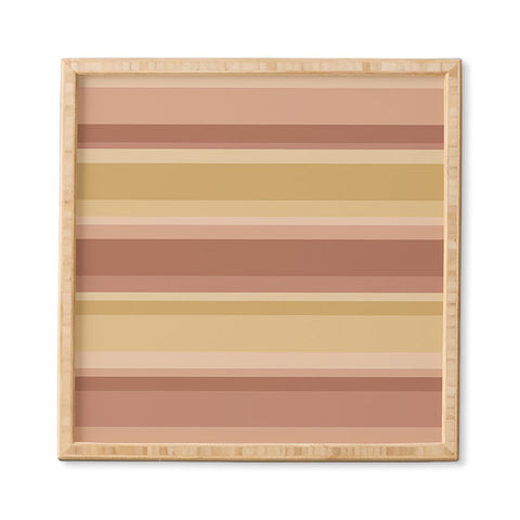 Colour Poems Retro Stripes XXXI Framed Wall Art