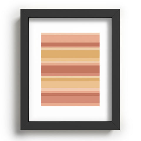 Colour Poems Retro Stripes XXXI Recessed Framing Rectangle