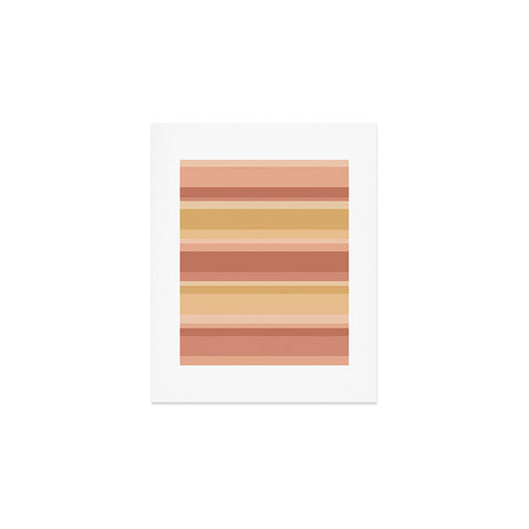 Colour Poems Retro Stripes XXXI Art Print
