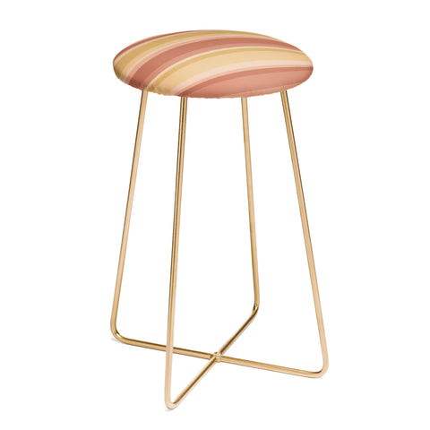 Colour Poems Retro Stripes XXXI Counter Stool