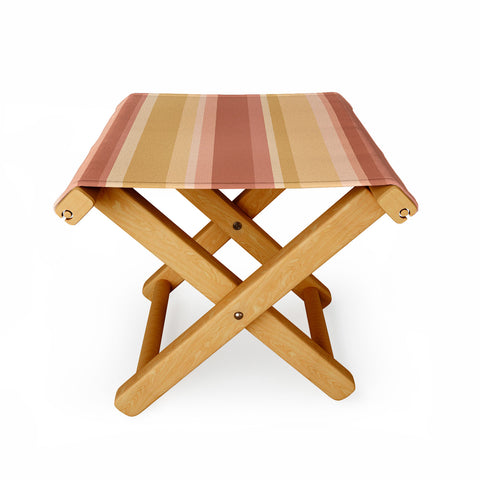 Colour Poems Retro Stripes XXXI Folding Stool