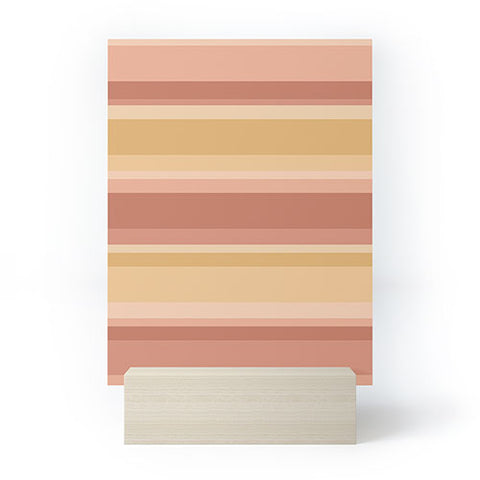 Colour Poems Retro Stripes XXXI Mini Art Print