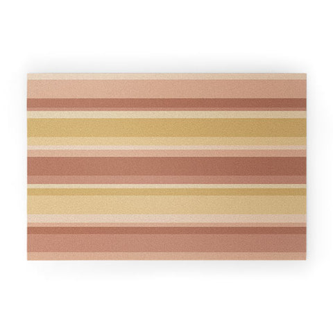 Colour Poems Retro Stripes XXXI Welcome Mat