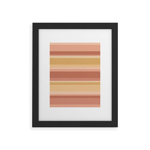 Colour Poems Retro Stripes XXXI Framed Art Print
