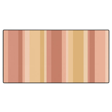 Colour Poems Retro Stripes XXXI Desk Mat