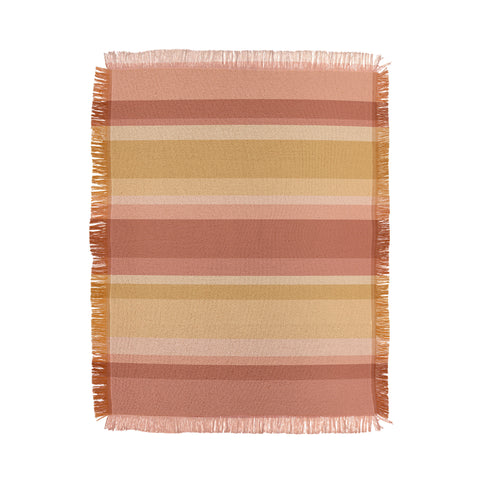 Colour Poems Retro Stripes XXXI Throw Blanket