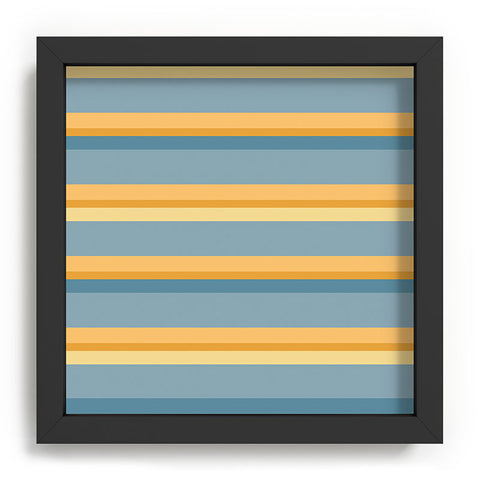 Colour Poems Retro Stripes XXXIII Recessed Framing Square