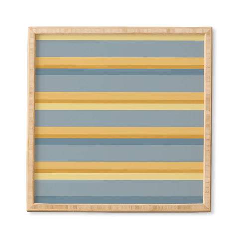 Colour Poems Retro Stripes XXXIII Framed Wall Art