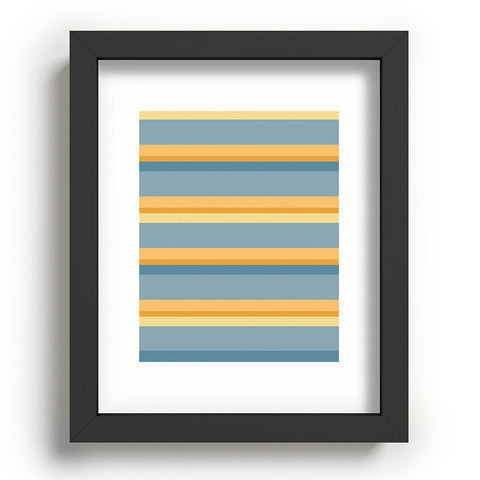 Colour Poems Retro Stripes XXXIII Recessed Framing Rectangle