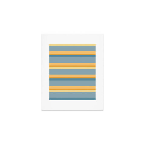 Colour Poems Retro Stripes XXXIII Art Print