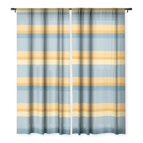 Colour Poems Retro Stripes XXXIII Sheer Non Repeat