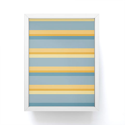Colour Poems Retro Stripes XXXIII Framed Mini Art Print