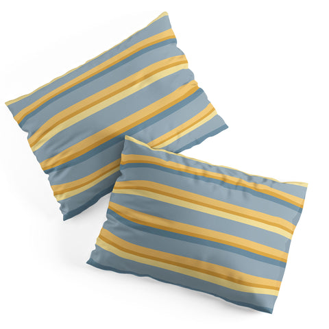 Colour Poems Retro Stripes XXXIII Pillow Shams