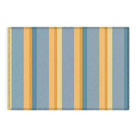 Colour Poems Retro Stripes XXXIII Outdoor Rug