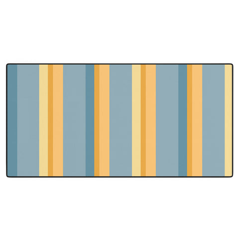 Colour Poems Retro Stripes XXXIII Desk Mat
