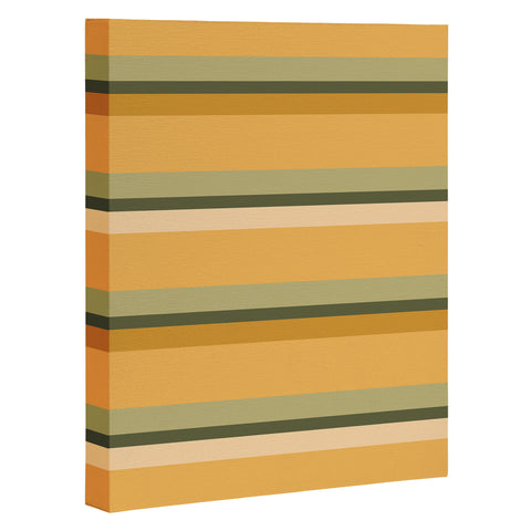 Colour Poems Retro Stripes XXXIV Art Canvas
