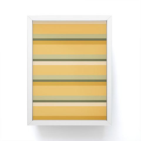 Colour Poems Retro Stripes XXXIV Framed Mini Art Print