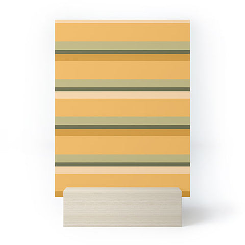 Colour Poems Retro Stripes XXXIV Mini Art Print