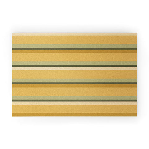Colour Poems Retro Stripes XXXIV Welcome Mat