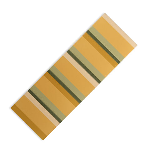 Colour Poems Retro Stripes XXXIV Yoga Mat
