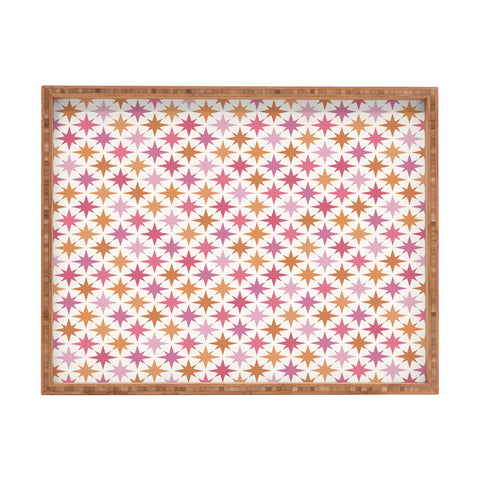 Colour Poems Starry Multicolor V Rectangular Tray