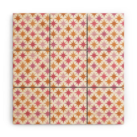 Colour Poems Starry Multicolor V Wood Wall Mural