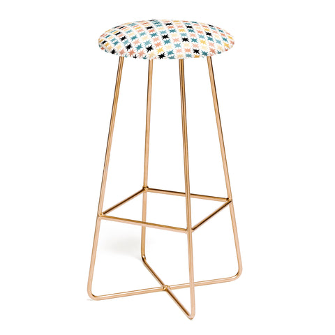 Colour Poems Starry Multicolor VIII Bar Stool