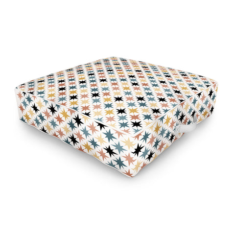Colour Poems Starry Multicolor VIII Outdoor Floor Cushion