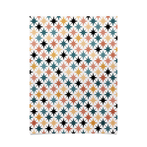 Colour Poems Starry Multicolor VIII Poster