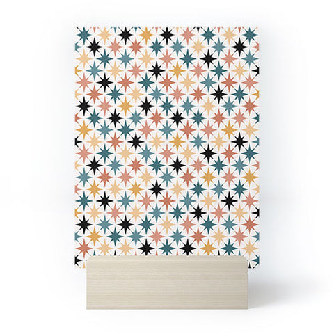 Colour Poems Starry Multicolor VIII Mini Art Print