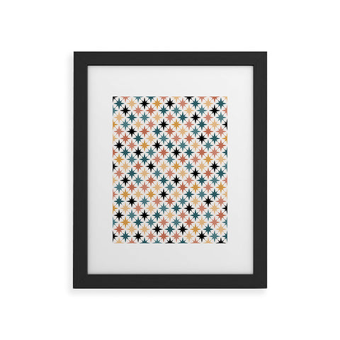 Colour Poems Starry Multicolor VIII Framed Art Print