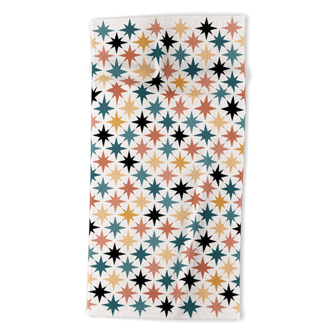 Colour Poems Starry Multicolor VIII Beach Towel