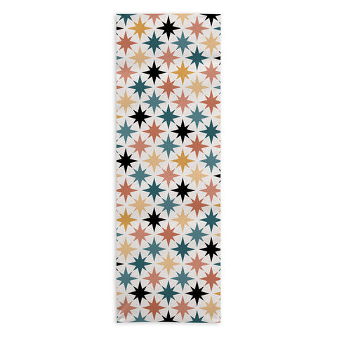 Colour Poems Starry Multicolor VIII Yoga Towel