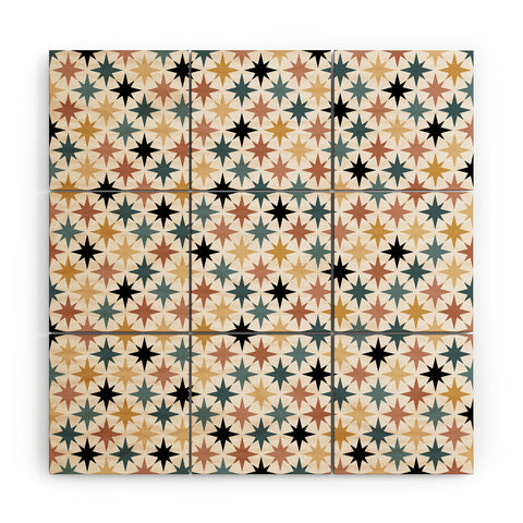 Colour Poems Starry Multicolor VIII Wood Wall Mural