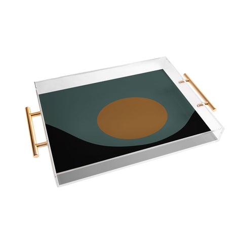 Colour Poems Sunset Minimalism II Acrylic Tray