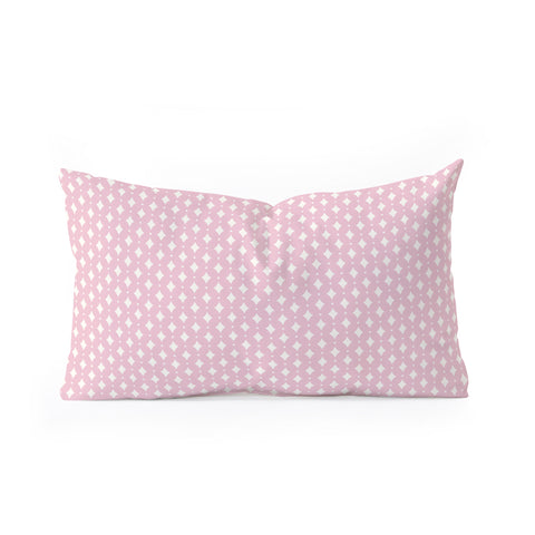 Colour Poems Vintage Jewels Blush Pink Oblong Throw Pillow