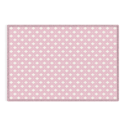 Colour Poems Vintage Jewels Blush Pink Outdoor Rug