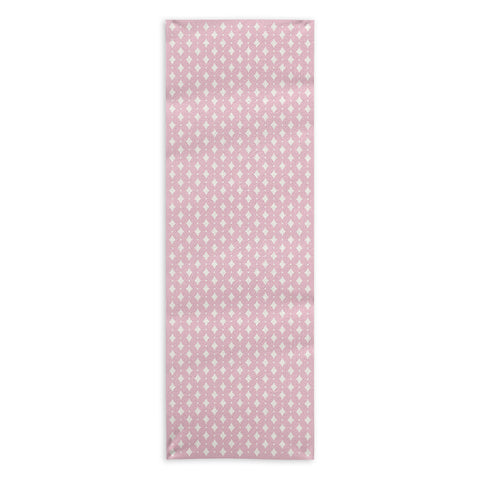 Colour Poems Vintage Jewels Blush Pink Yoga Towel
