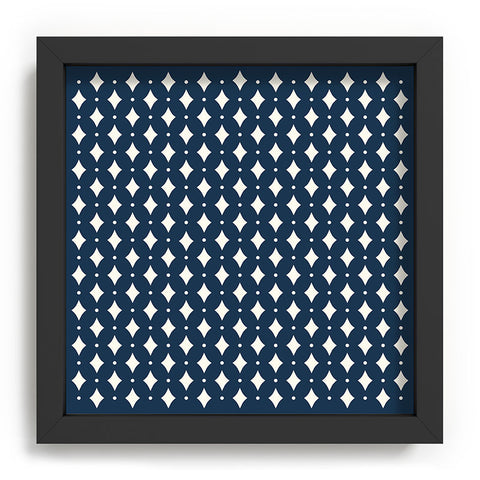 Colour Poems Vintage Jewels Navy Blue Recessed Framing Square